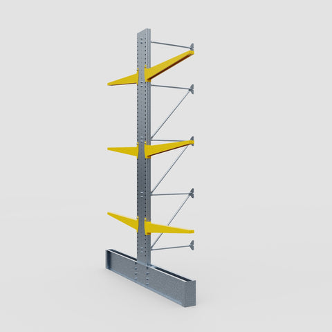 Cantilever Rack - Double Sided - Ultra Heavy Duty - Powder Coated - Add-On Bay - Height 4877mm