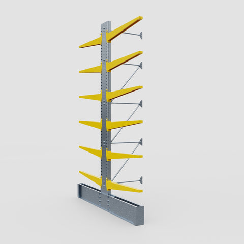 Cantilever Rack - Double Sided - Ultra Heavy Duty - Powder Coated - Add-On Bay - Height 4877mm