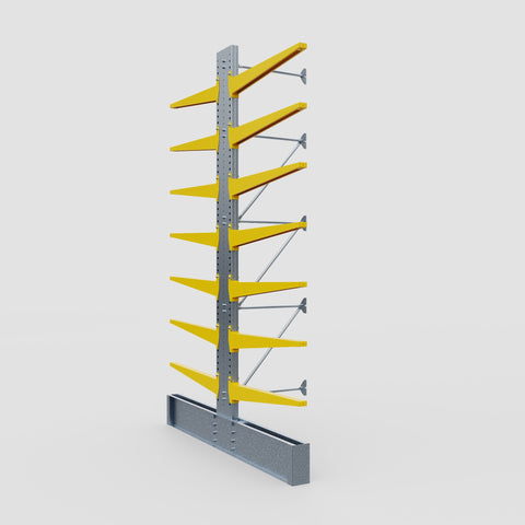 Cantilever Rack - Double Sided - Ultra Heavy Duty - Powder Coated - Add-On Bay - Height 4877mm