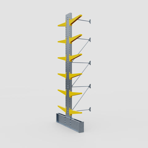 Cantilever Rack - Double Sided - Ultra Heavy Duty - Powder Coated - Add-On Bay - Height 4877mm