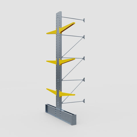 Cantilever Rack - Double Sided - Ultra Heavy Duty - Powder Coated - Add-On Bay - Height 4877mm