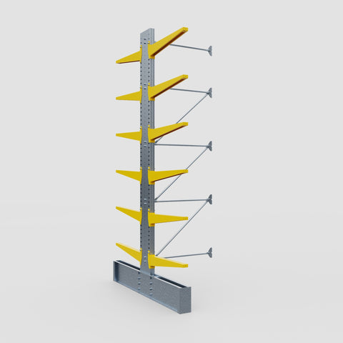 Cantilever Rack - Double Sided - Ultra Heavy Duty - Powder Coated - Add-On Bay - Height 4877mm