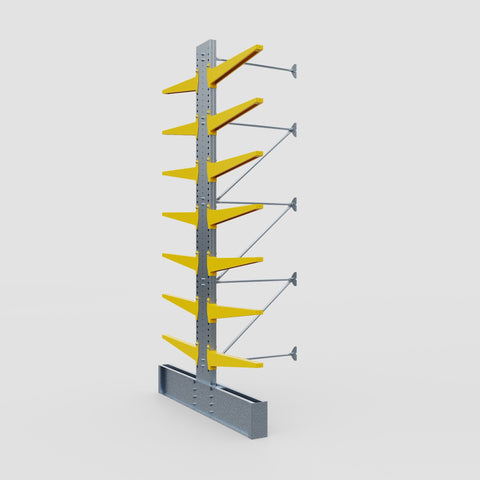 Cantilever Rack - Double Sided - Ultra Heavy Duty - Powder Coated - Add-On Bay - Height 4877mm
