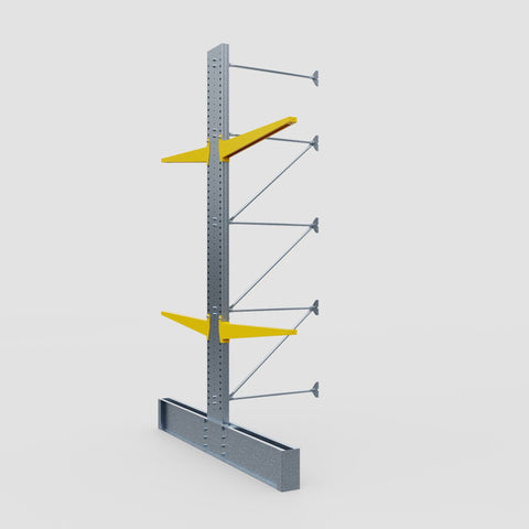 Cantilever Rack - Double Sided - Ultra Heavy Duty - Powder Coated - Add-On Bay - Height 4877mm