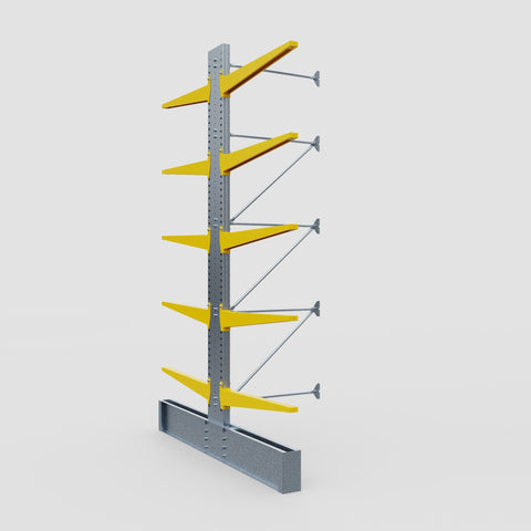 Cantilever Rack - Double Sided - Ultra Heavy Duty - Powder Coated - Add-On Bay - Height 4877mm