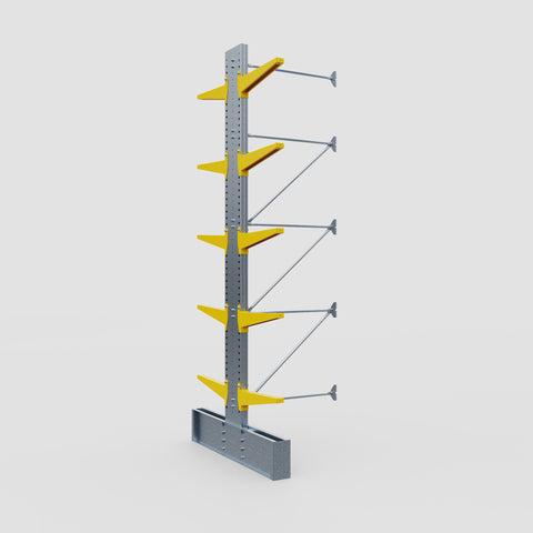 Cantilever Rack - Double Sided - Ultra Heavy Duty - Powder Coated - Add-On Bay - Height 4877mm