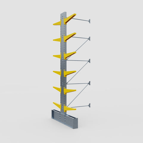 Cantilever Rack - Double Sided - Ultra Heavy Duty - Powder Coated - Add-On Bay - Height 4877mm
