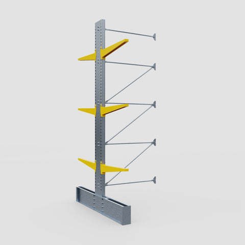 Cantilever Rack - Double Sided - Ultra Heavy Duty - Powder Coated - Add-On Bay - Height 4877mm