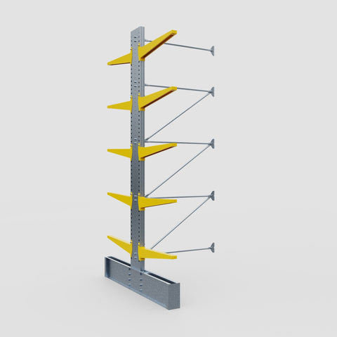 Cantilever Rack - Double Sided - Ultra Heavy Duty - Powder Coated - Add-On Bay - Height 4877mm