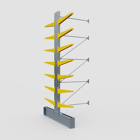 Cantilever Rack - Double Sided - Ultra Heavy Duty - Powder Coated - Add-On Bay - Height 4877mm