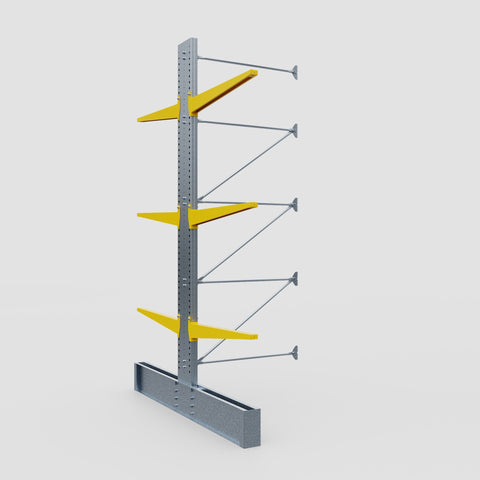Cantilever Rack - Double Sided - Ultra Heavy Duty - Powder Coated - Add-On Bay - Height 4877mm