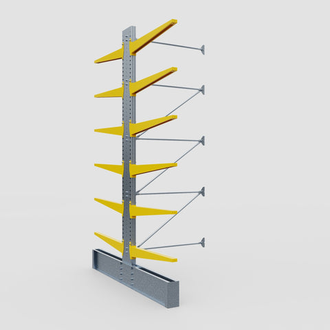 Cantilever Rack - Double Sided - Ultra Heavy Duty - Powder Coated - Add-On Bay - Height 4877mm