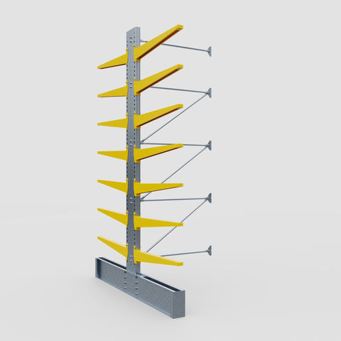 Cantilever Rack - Double Sided - Ultra Heavy Duty - Powder Coated - Add-On Bay - Height 4877mm