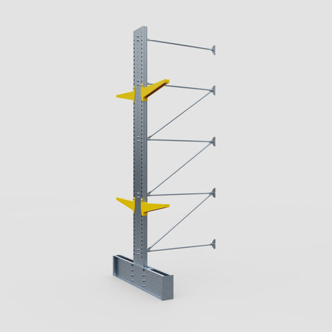 Cantilever Rack - Double Sided - Ultra Heavy Duty - Powder Coated - Add-On Bay - Height 4877mm