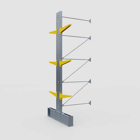 Cantilever Rack - Double Sided - Ultra Heavy Duty - Powder Coated - Add-On Bay - Height 4877mm