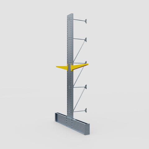 Cantilever Rack - Double Sided - Ultra Heavy Duty - Powder Coated - Add-On Bay - Height 4877mm