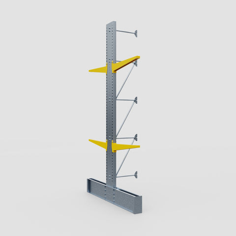 Cantilever Rack - Double Sided - Ultra Heavy Duty - Powder Coated - Add-On Bay - Height 4877mm