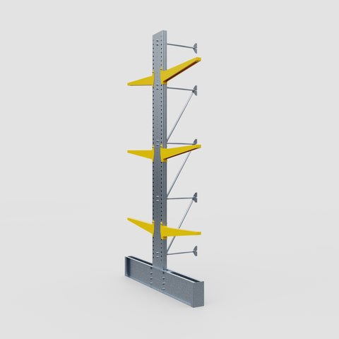 Cantilever Rack - Double Sided - Ultra Heavy Duty - Powder Coated - Add-On Bay - Height 4877mm