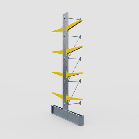 Cantilever Rack - Double Sided - Ultra Heavy Duty - Powder Coated - Add-On Bay - Height 4877mm