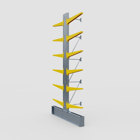 Cantilever Rack - Double Sided - Ultra Heavy Duty - Powder Coated - Add-On Bay - Height 4877mm