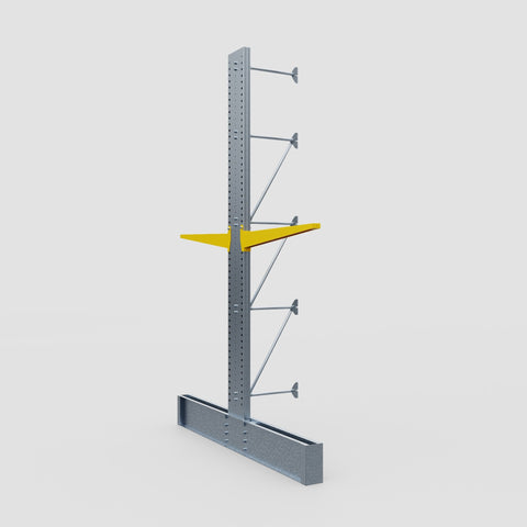 Cantilever Rack - Double Sided - Ultra Heavy Duty - Powder Coated - Add-On Bay - Height 4877mm