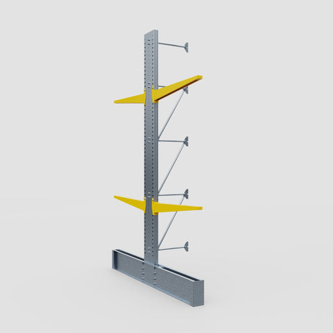 Cantilever Rack - Double Sided - Ultra Heavy Duty - Powder Coated - Add-On Bay - Height 4877mm