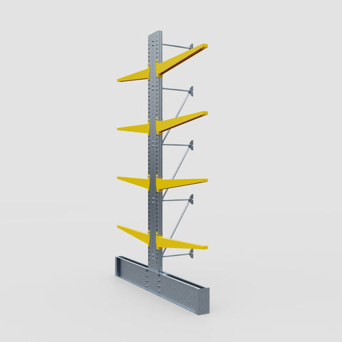 Cantilever Rack - Double Sided - Ultra Heavy Duty - Powder Coated - Add-On Bay - Height 4877mm