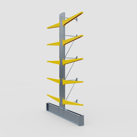 Cantilever Rack - Double Sided - Ultra Heavy Duty - Powder Coated - Add-On Bay - Height 4877mm