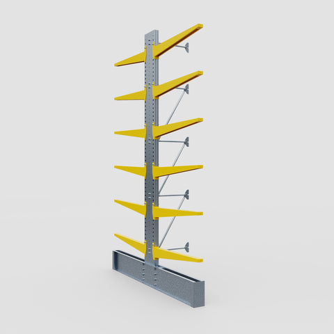 Cantilever Rack - Double Sided - Ultra Heavy Duty - Powder Coated - Add-On Bay - Height 4877mm