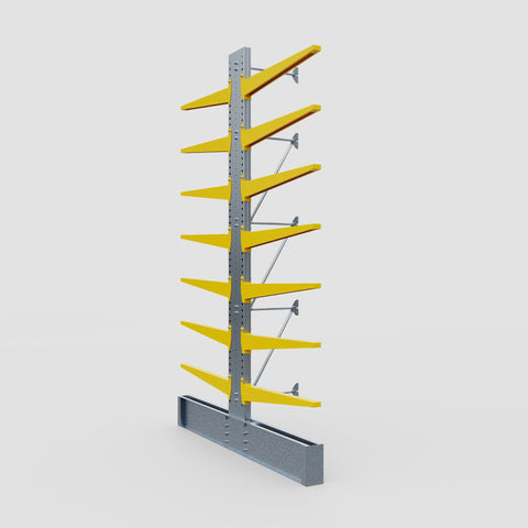 Cantilever Rack - Double Sided - Ultra Heavy Duty - Powder Coated - Add-On Bay - Height 4877mm
