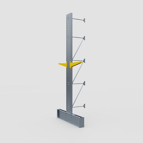 Cantilever Rack - Double Sided - Ultra Heavy Duty - Powder Coated - Add-On Bay - Height 4877mm