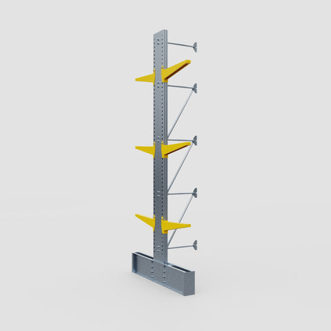 Cantilever Rack - Double Sided - Ultra Heavy Duty - Powder Coated - Add-On Bay - Height 4877mm