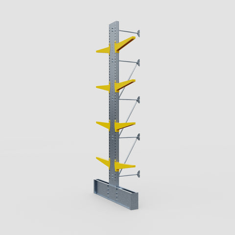 Cantilever Rack - Double Sided - Ultra Heavy Duty - Powder Coated - Add-On Bay - Height 4877mm
