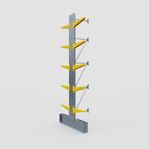 Cantilever Rack - Double Sided - Ultra Heavy Duty - Powder Coated - Add-On Bay - Height 4877mm