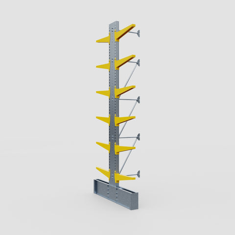 Cantilever Rack - Double Sided - Ultra Heavy Duty - Powder Coated - Add-On Bay - Height 4877mm