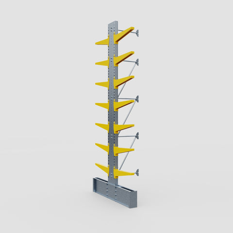Cantilever Rack - Double Sided - Ultra Heavy Duty - Powder Coated - Add-On Bay - Height 4877mm