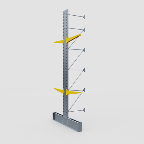 Cantilever Rack - Double Sided - Ultra Heavy Duty - Powder Coated - Add-On Bay - Height 5791mm