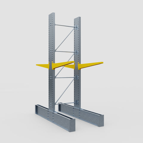 Cantilever Rack - Double Sided - Ultra Heavy Duty - Powder Coated - Full Bay - Height 4267mm