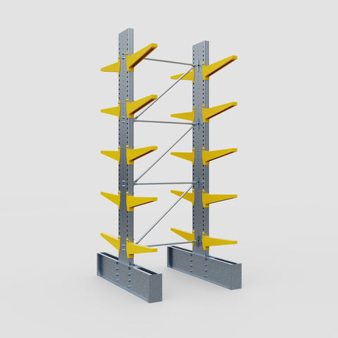 Cantilever Rack - Double Sided - Ultra Heavy Duty - Powder Coated - Full Bay - Height 4267mm