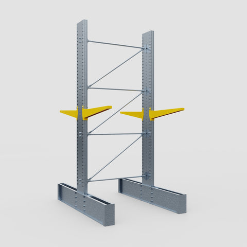 Cantilever Rack - Double Sided - Ultra Heavy Duty - Powder Coated - Full Bay - Height 4267mm