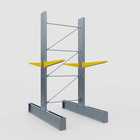 Cantilever Rack - Double Sided - Ultra Heavy Duty - Powder Coated - Full Bay - Height 4267mm
