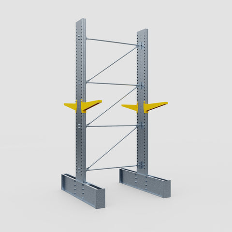 Cantilever Rack - Double Sided - Ultra Heavy Duty - Powder Coated - Full Bay - Height 4267mm