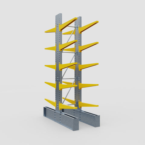 Cantilever Rack - Double Sided - Ultra Heavy Duty - Powder Coated - Full Bay - Height 4267mm