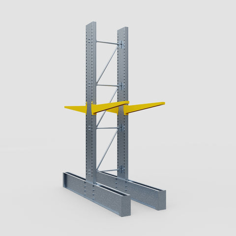 Cantilever Rack - Double Sided - Ultra Heavy Duty - Powder Coated - Full Bay - Height 4267mm