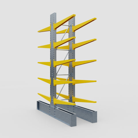 Cantilever Rack - Double Sided - Ultra Heavy Duty - Powder Coated - Full Bay - Height 4267mm