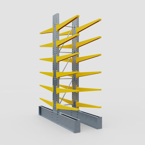 Cantilever Rack - Double Sided - Ultra Heavy Duty - Powder Coated - Full Bay - Height 4267mm