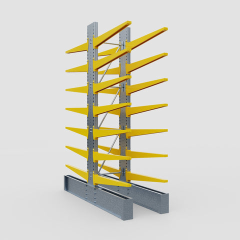 Cantilever Rack - Double Sided - Ultra Heavy Duty - Powder Coated - Full Bay - Height 4267mm