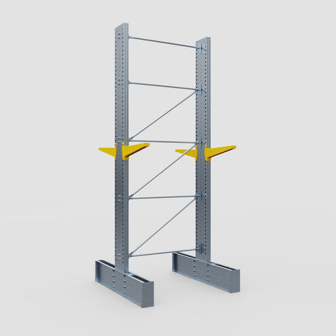 Cantilever Rack - Double Sided - Ultra Heavy Duty - Powder Coated - Full Bay - Height 4877mm