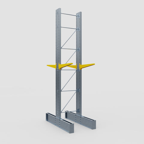 Cantilever Rack - Double Sided - Ultra Heavy Duty - Powder Coated - Full Bay - Height 5791mm