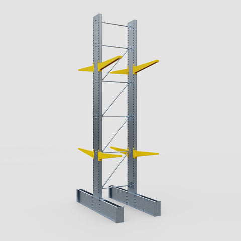 Cantilever Rack - Double Sided - Ultra Heavy Duty - Powder Coated - Full Bay - Height 5791mm